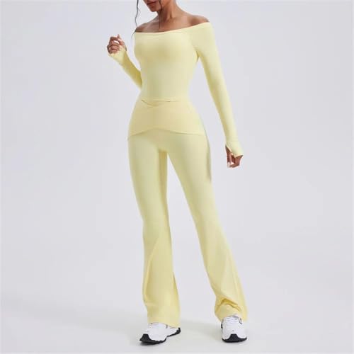 Women Gym Yoga Set Sportswear Long Sleeve Sports Suits