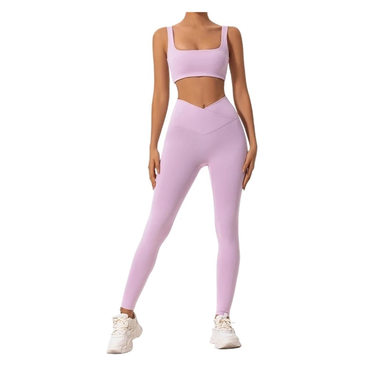 Women’s 2-Piece Sports Bra Workout Set