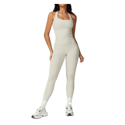 Women’s 2-Piece Workout Set with Top & Skirt Shorts