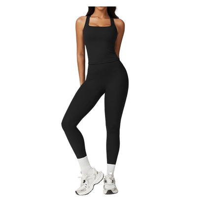 Women’s 2-Piece Workout Set with Top & Skirt Shorts