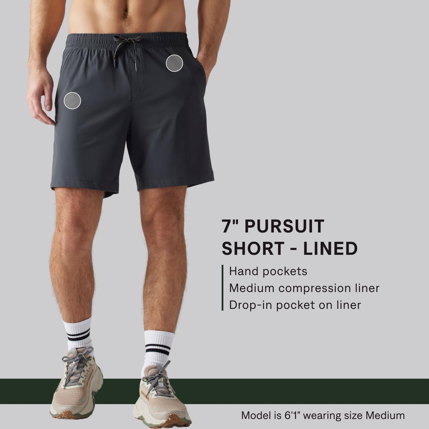 Men’s 7" Lined Stretch Gym Shorts
