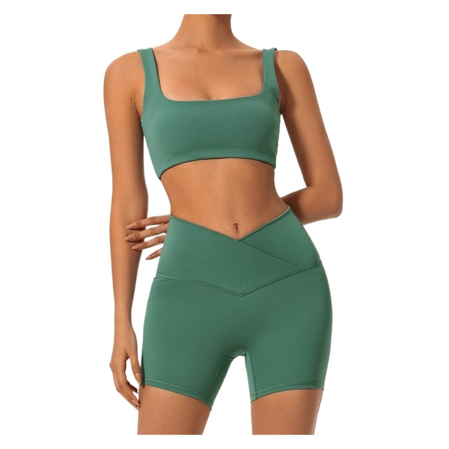 Women’s 2-Piece Sports Bra Workout Set