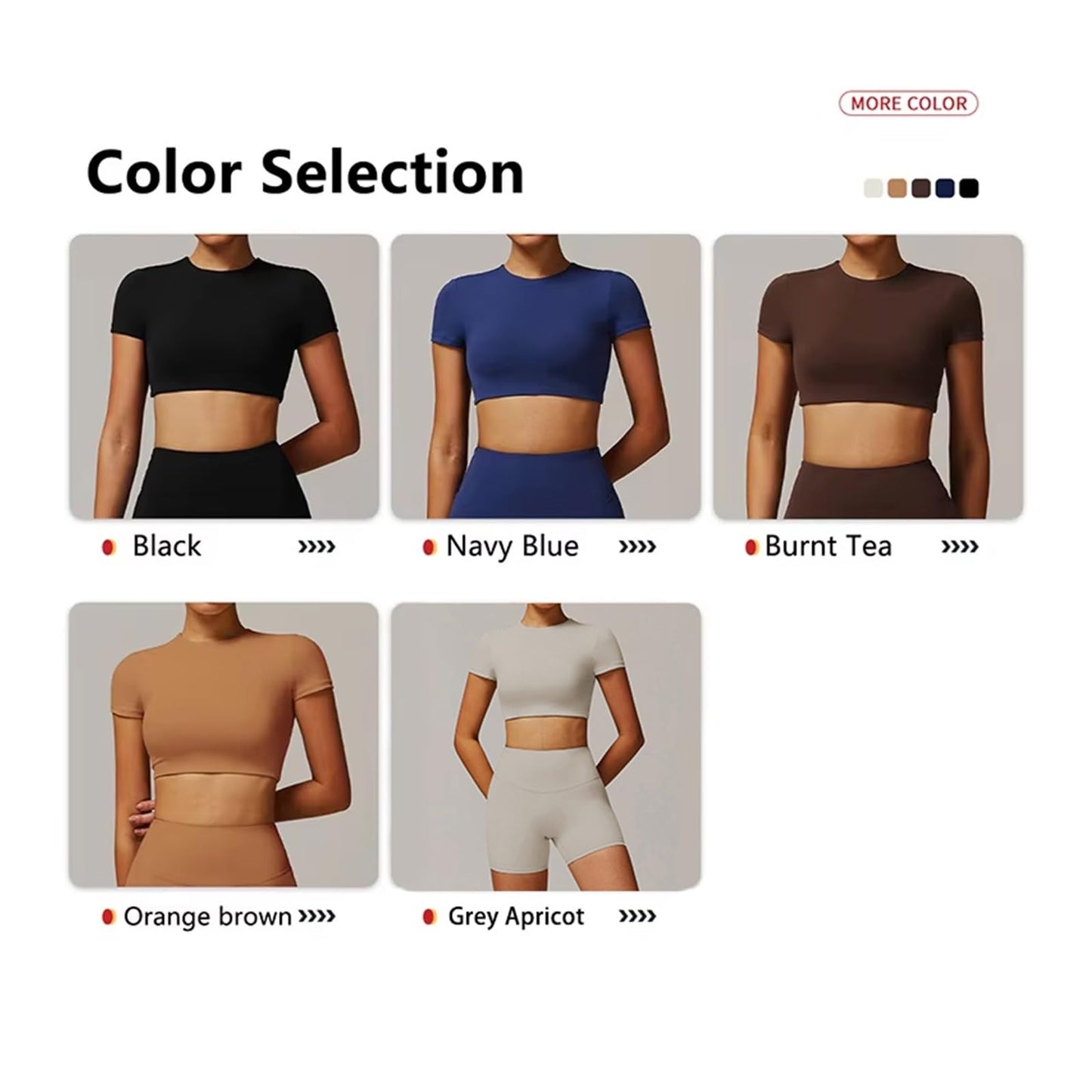 Women’s 2-Piece Workout Set with T-Shirt & Leggings