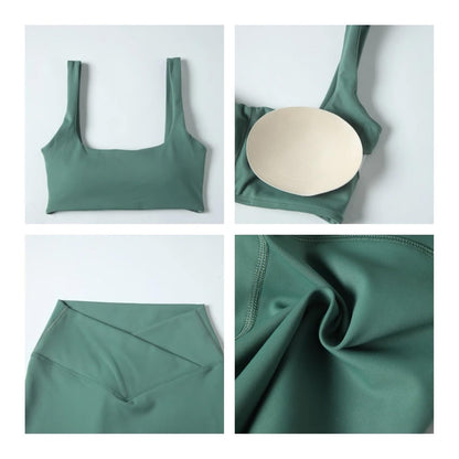 Women’s 2-Piece Sports Bra Workout Set