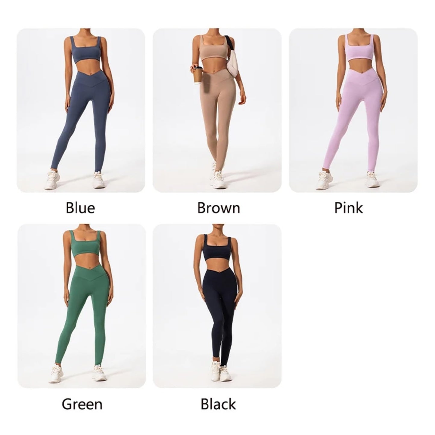 Women’s 2-Piece Sports Bra Workout Set