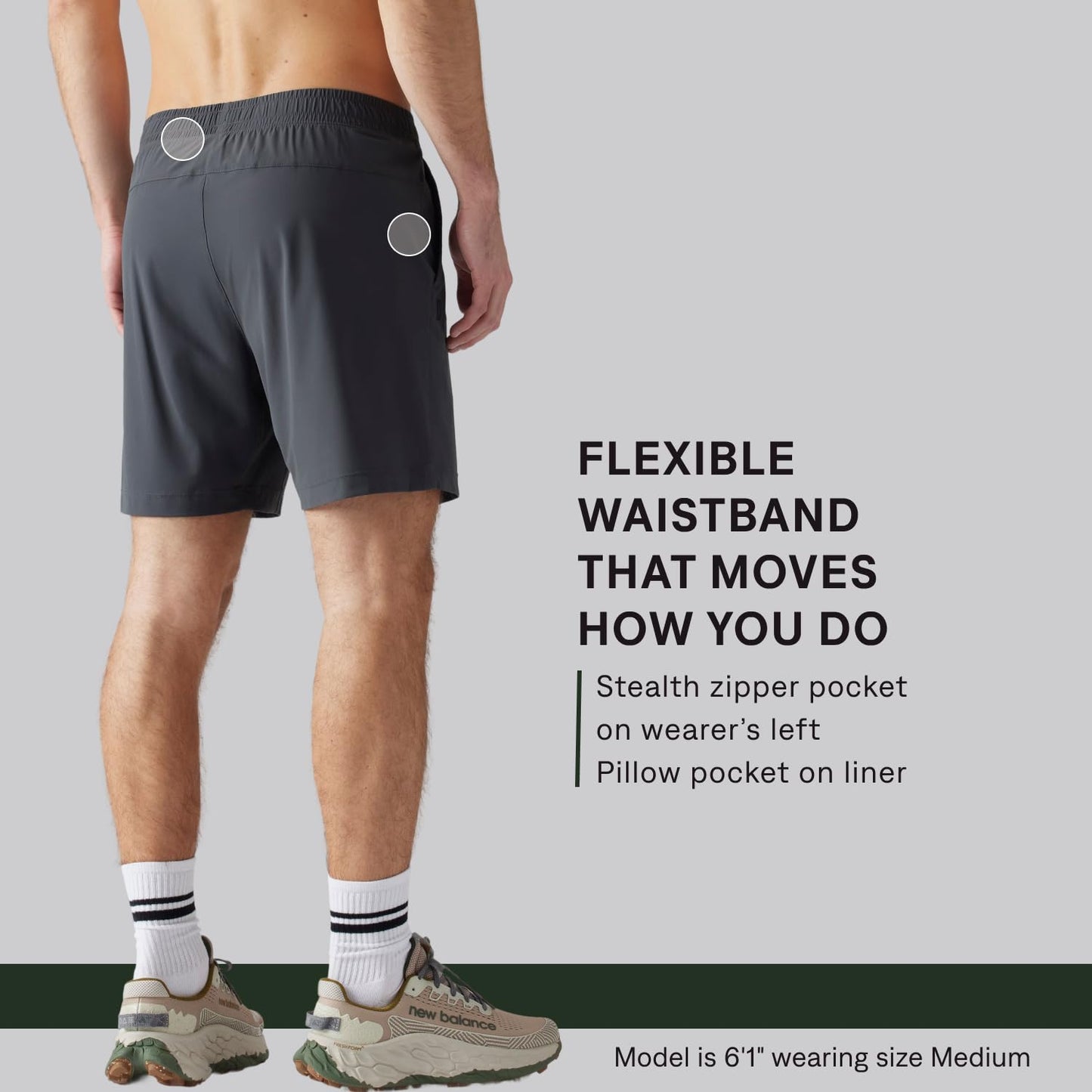 Men’s 7" Lined Stretch Gym Shorts