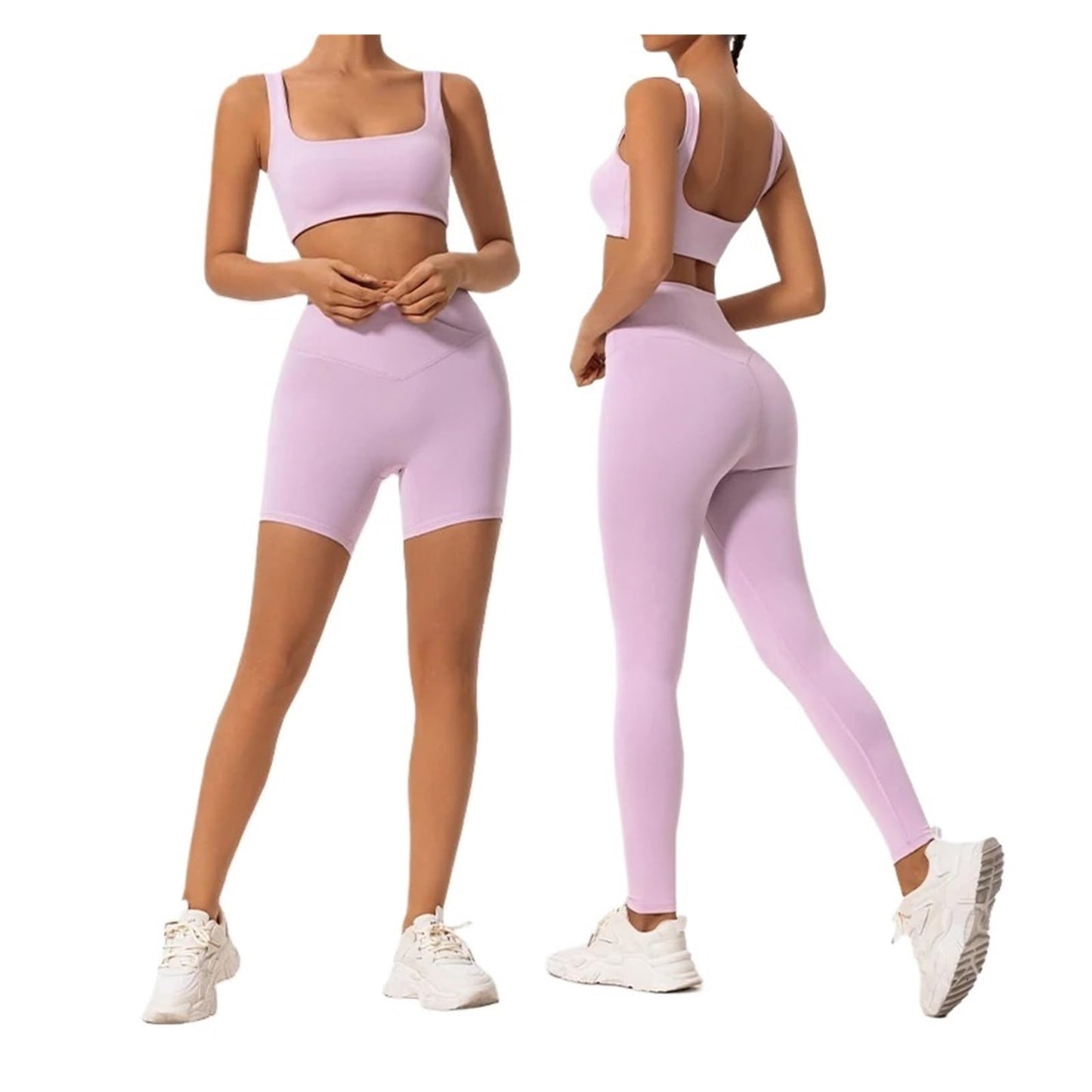 Women’s 2-Piece Sports Bra Workout Set