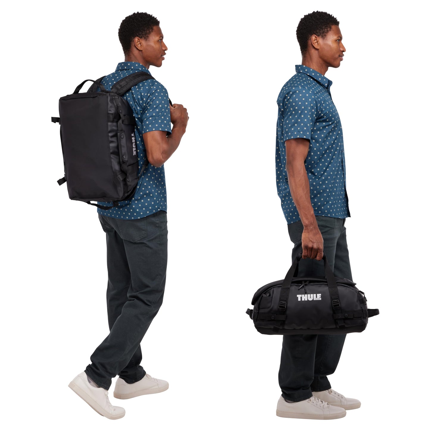 Weather-Resistant Convertible Travel Duffel Bag