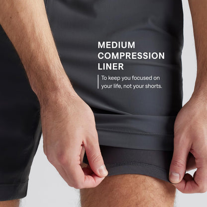 Men’s 7" Lined Stretch Gym Shorts