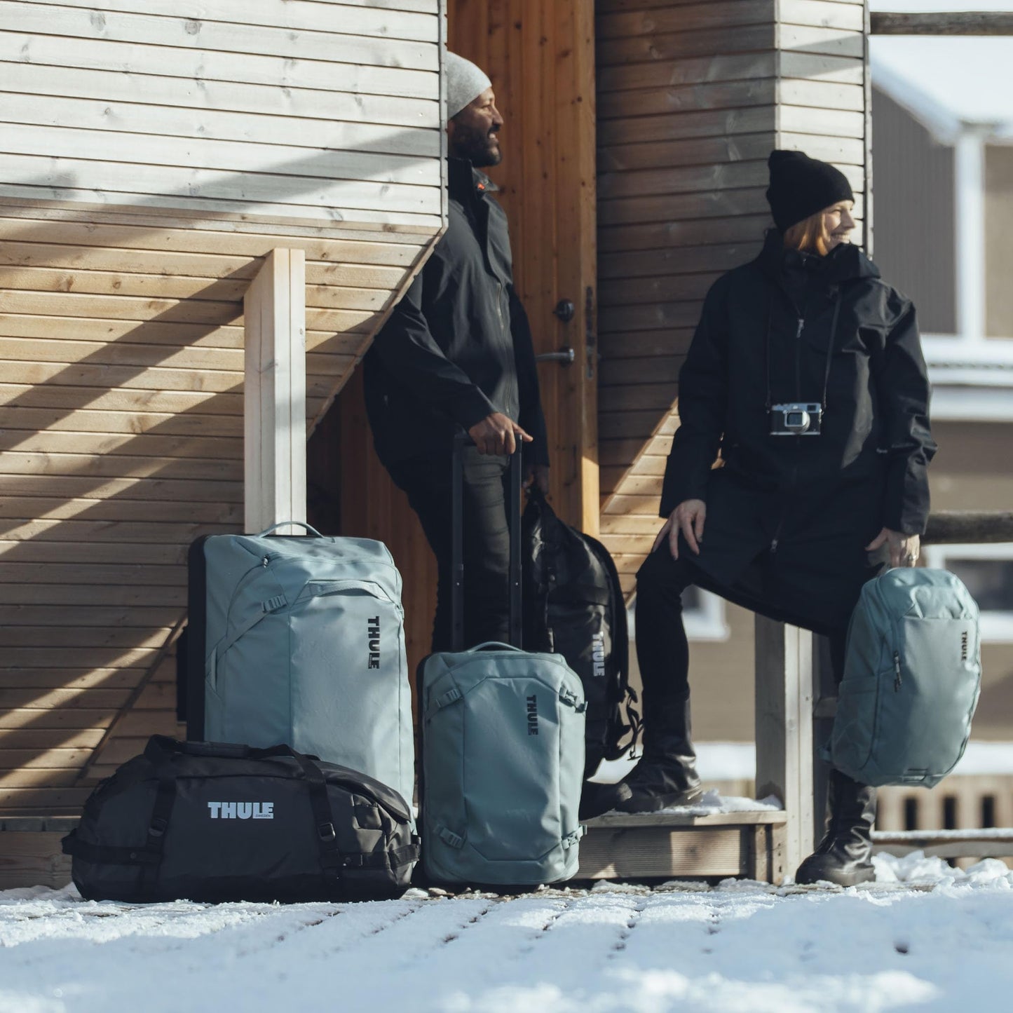 Weather-Resistant Convertible Travel Duffel Bag